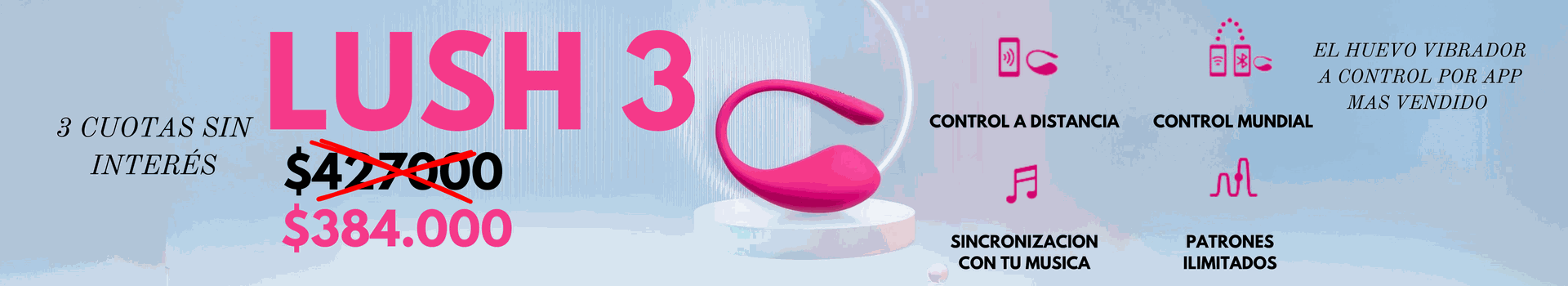 Lush 3 - Lovense cuotas sin interes 