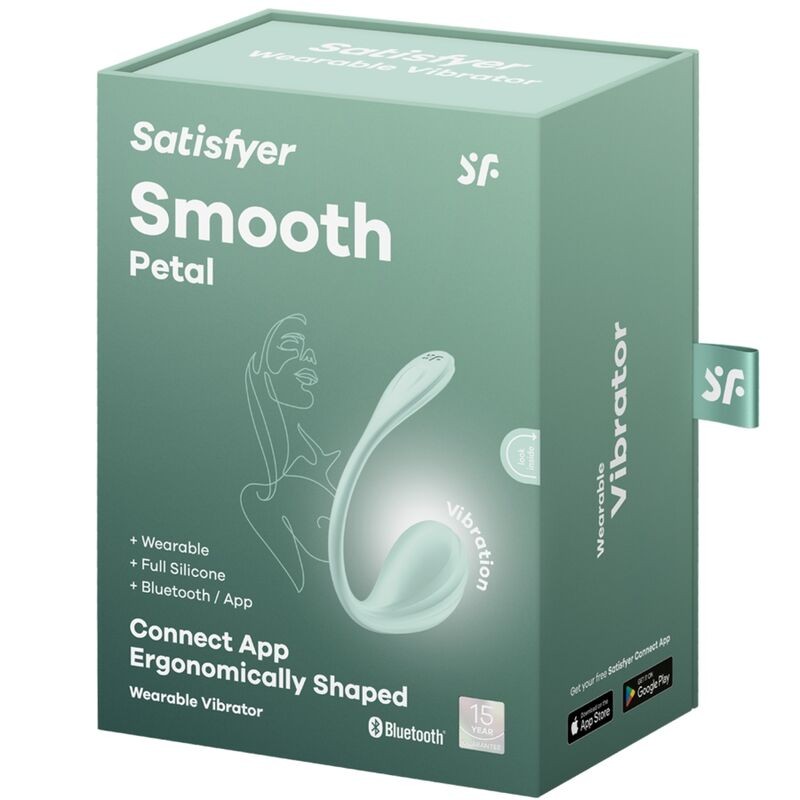Satisfyer Smooth Petal Vibrating Egg - Green