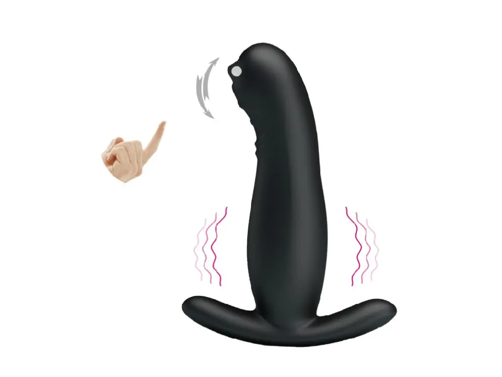 Vibrador Anal Recargable Silicona 13Cm X 3Cm  (1).webp