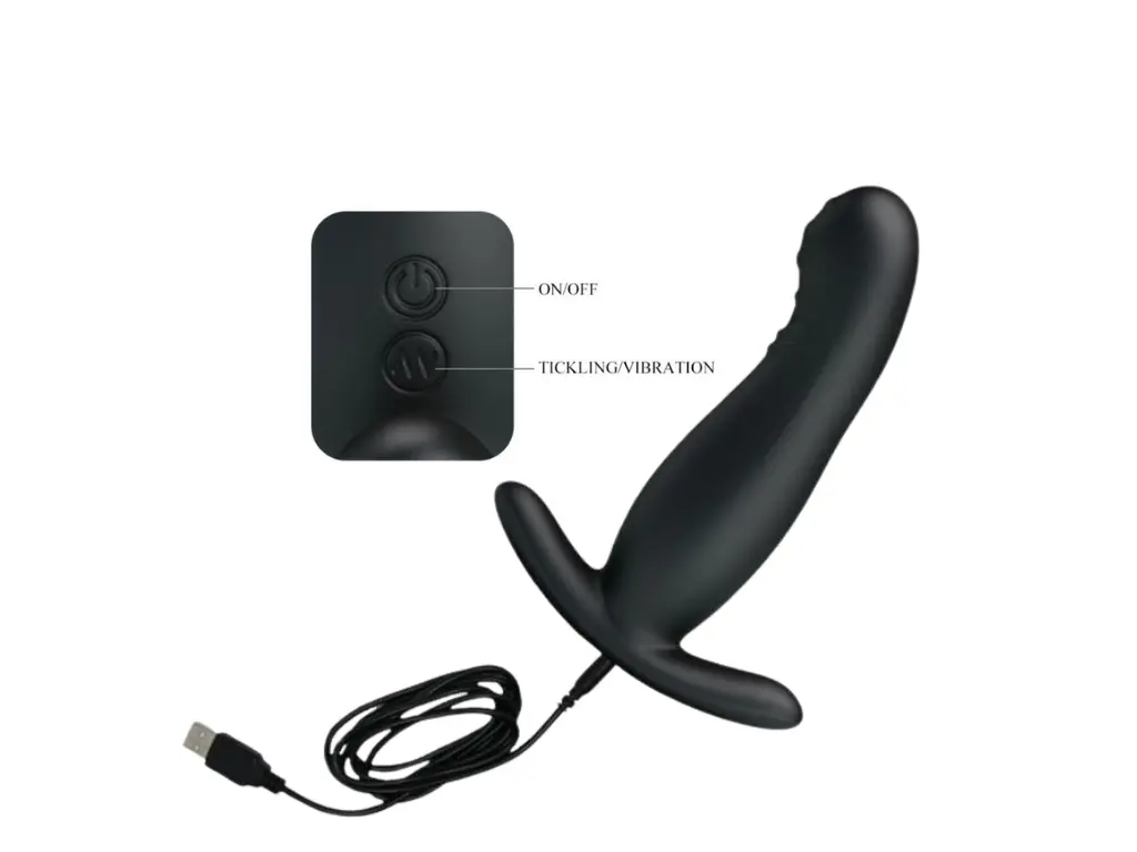 Vibrador Anal Recargable Silicona 13Cm X 3Cm  (3).webp