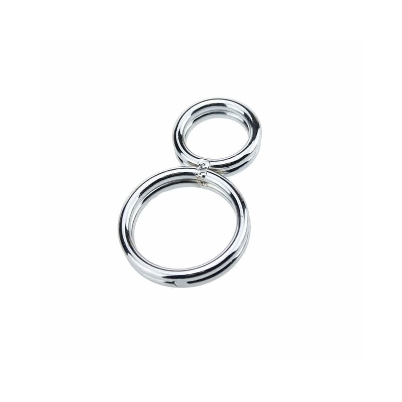 Anillo Acero Doble "COCK N' BALL RING"