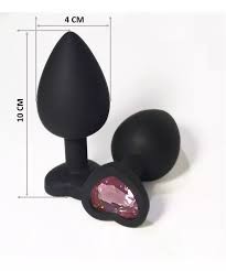 Plug Silicona Corazon Grande - L