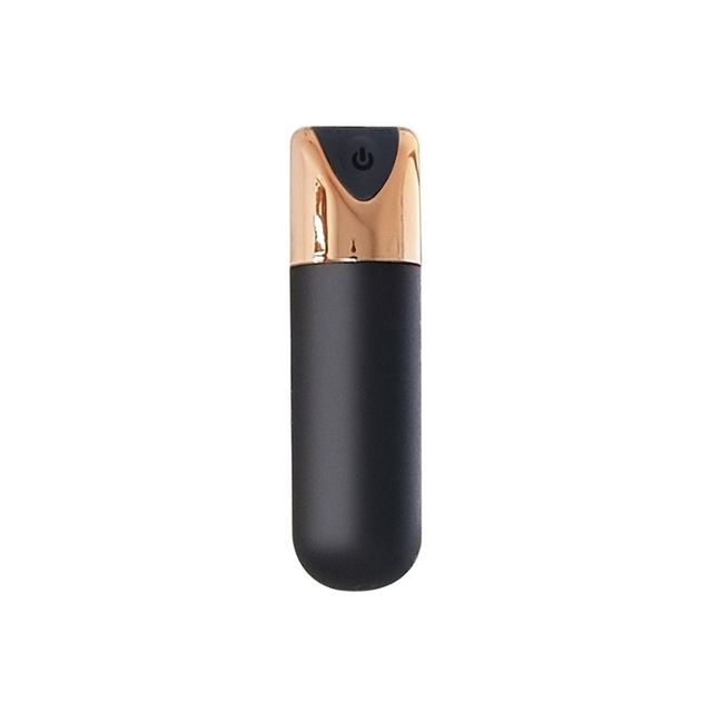 Rechargeable Bullet Gold Chica(SHANGAI CAFÃ‰) Punta Dorada 6,2 cm x 1,8 cm