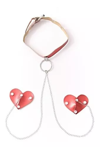 [4B-505] Pezonera Chocker Corazon