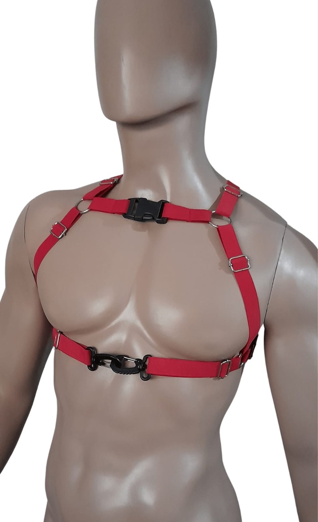[4B-609] Open Harnes Rojo 4Bidden