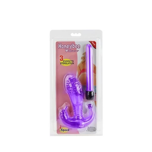 Honeybee Vibrator - 3 Points Stimulation - 7 Speed