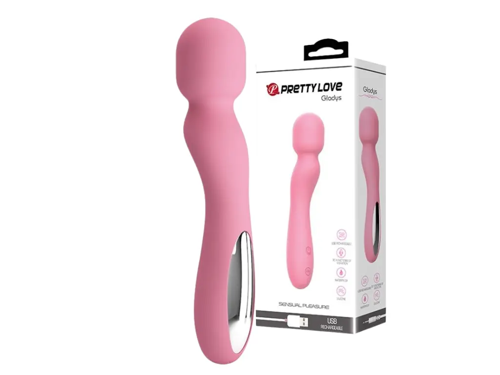 Vibrador Masajeador Gladys Recargable Usb Silicona