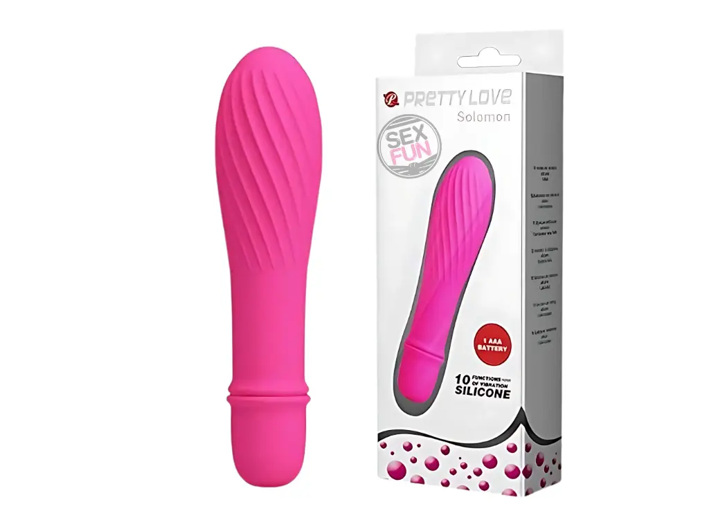 Solomon Fucsia - Vibrador Texturado 10 Funciones