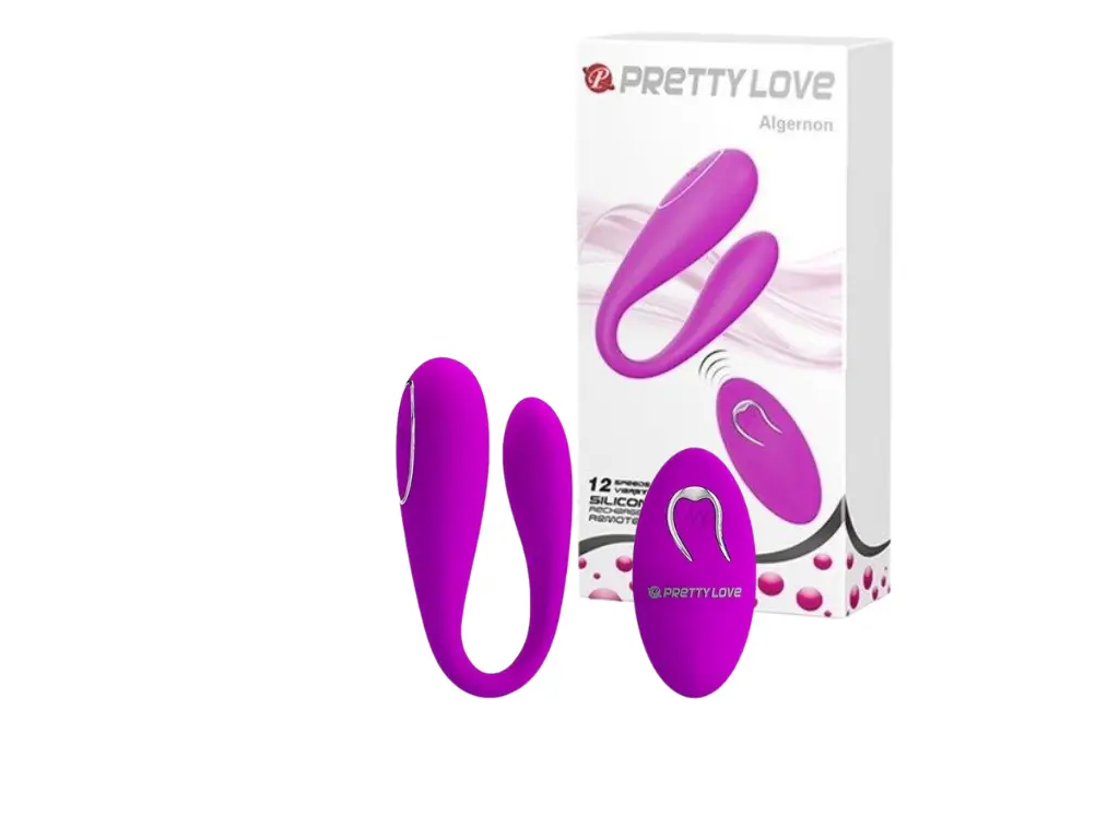 Vibrador Algernon Para Parejas Recargable Control Remoto