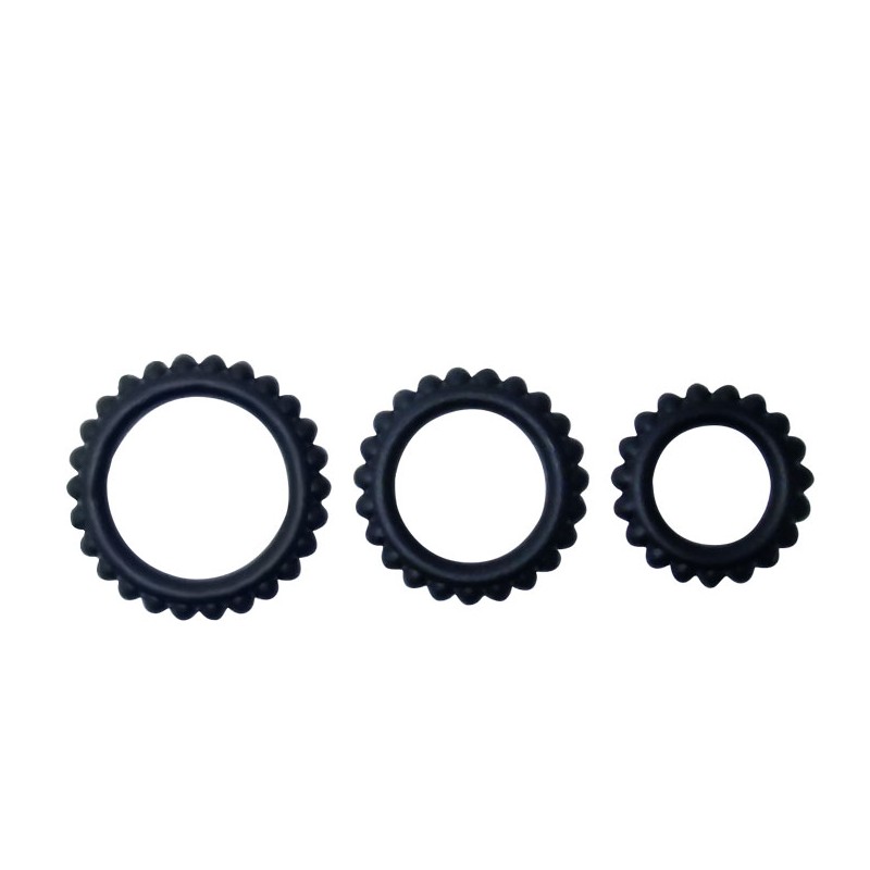 Silicone rings, size: 29/24/19mm, No.45 -17 001 IC04 202185 N-