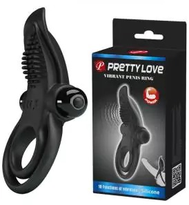 Anillo Vibrador Doble Silicona Bronson