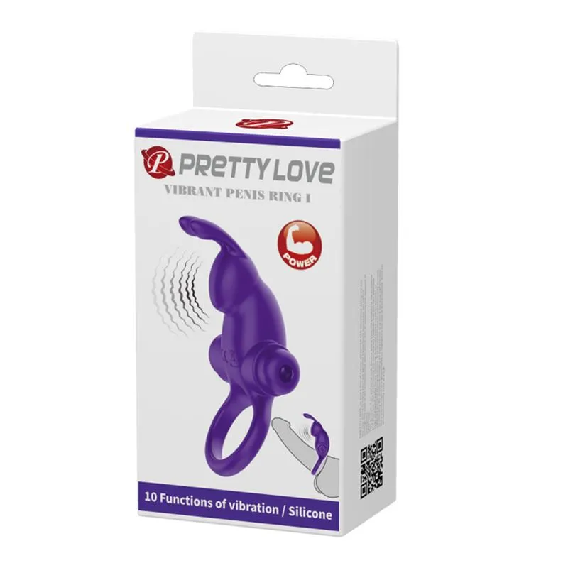[BI-210204-1] ANILLO VIBRADOR SILICONA 10 FUNCIONES