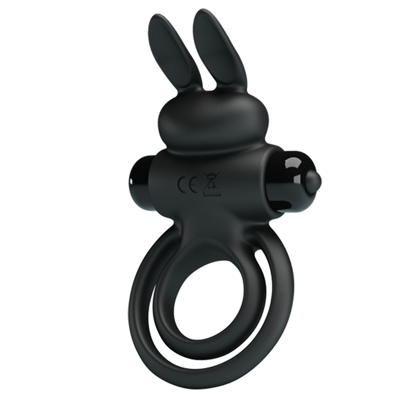 Vibrant Penis Ring III - Rabbit 10 Funct - non-removeable bullet J-48
