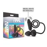 Performance - Penetrator Anal Plug With Vibrating Cock Rings - Indigo