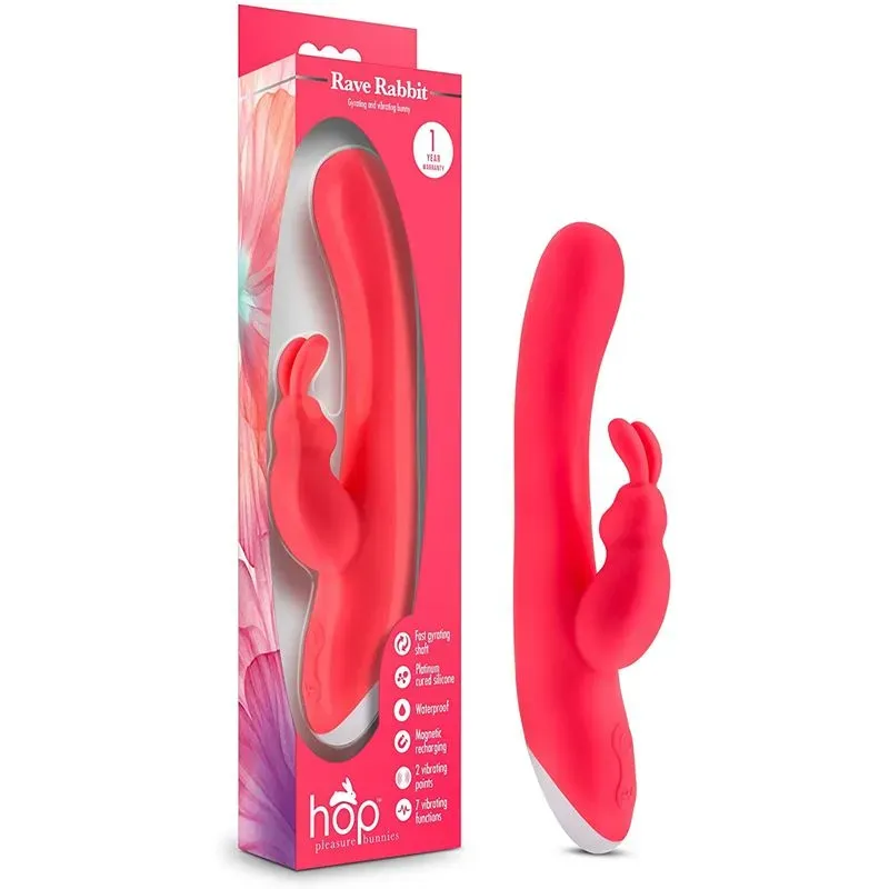 [BL-63608] Hop - Vibrador Rabbit con Movimiento - Cerise