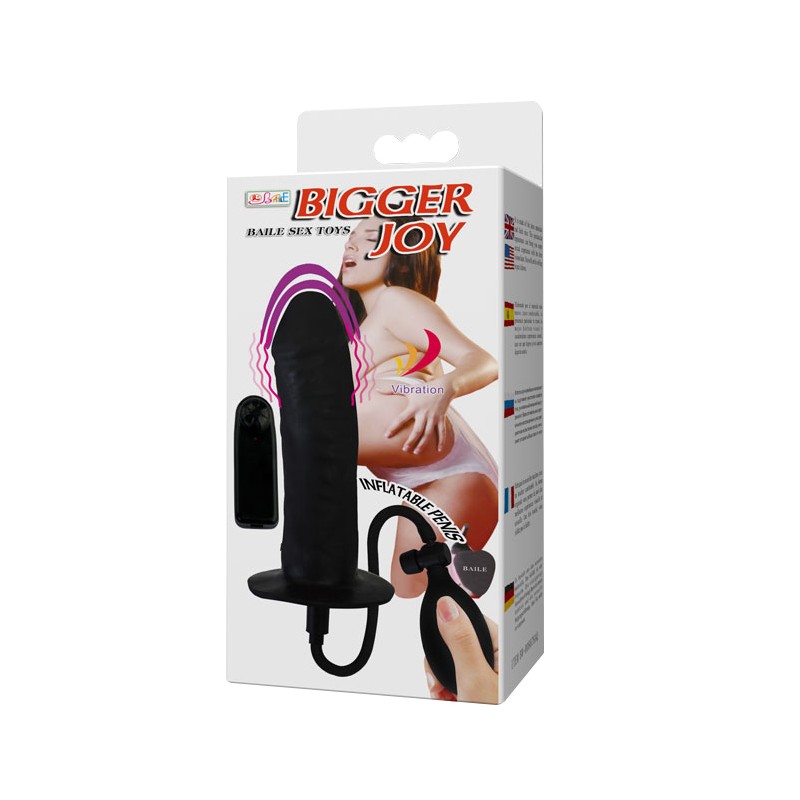 [BW-008078AQ] Bigger Joy - Inflatable Penis con vibro