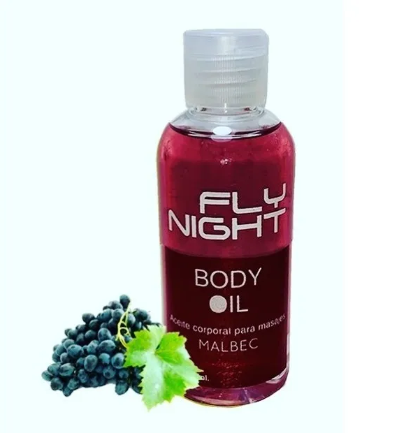 Aceite Masaje Uva Malbec 100 cc. Fly Night