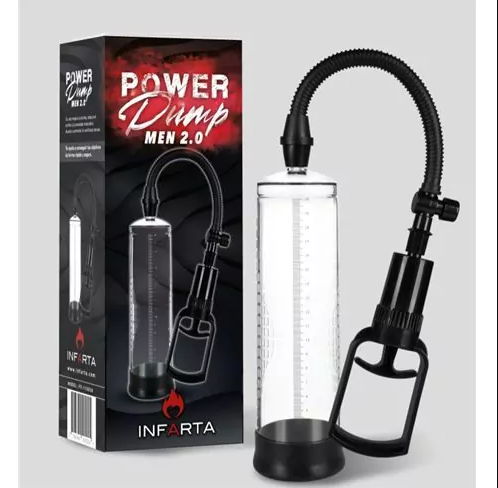 BOMBA ERECTORA POWERPUMP MEN 2.0 PISTON 25X7CM