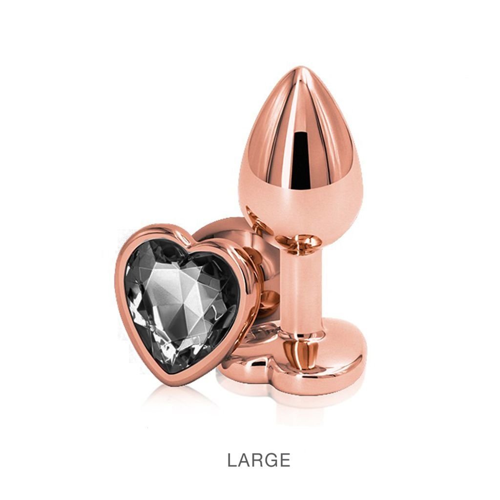 Plug Anal Metal Rosa Large