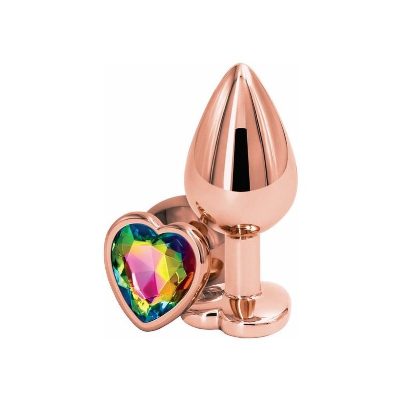 Plug Anal Metal Rosa Small