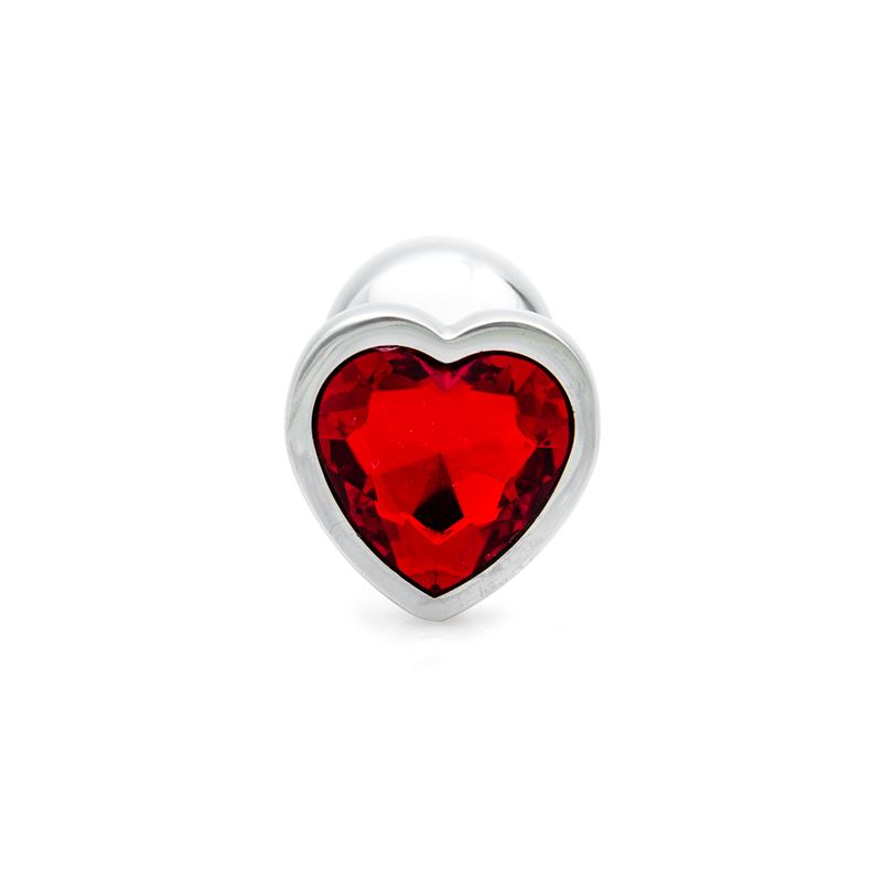 Plug Anal Metalico Corazon Small