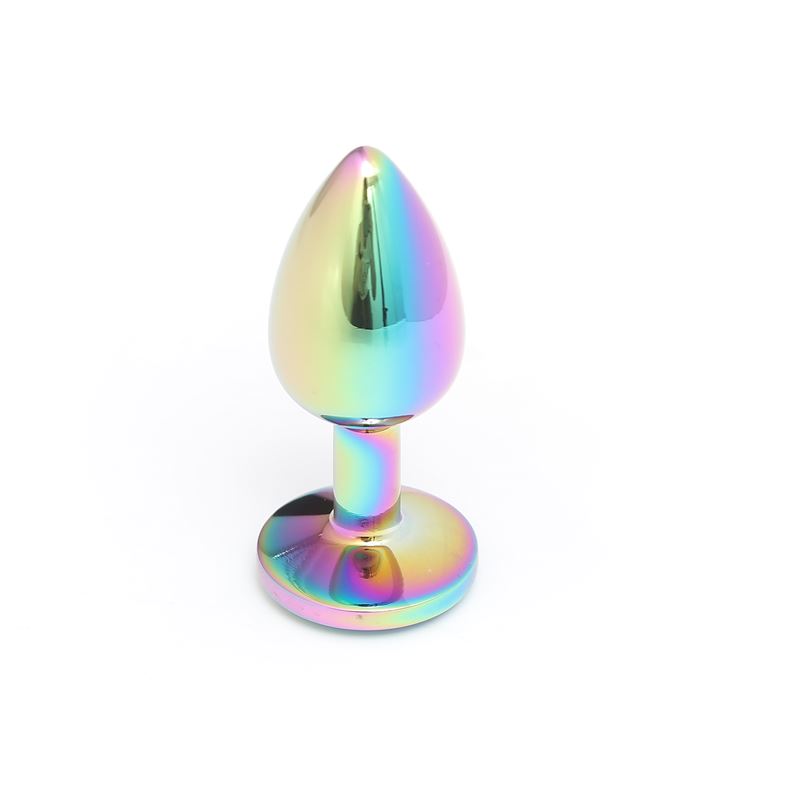 Plug Anal Metal Tornasolado Small