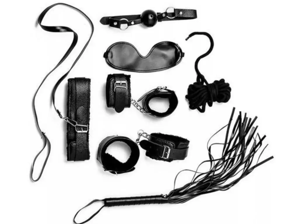Kit Bondage 7 Piezas Negro
