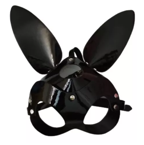 Mascara Conejita Charol Simil Cuero