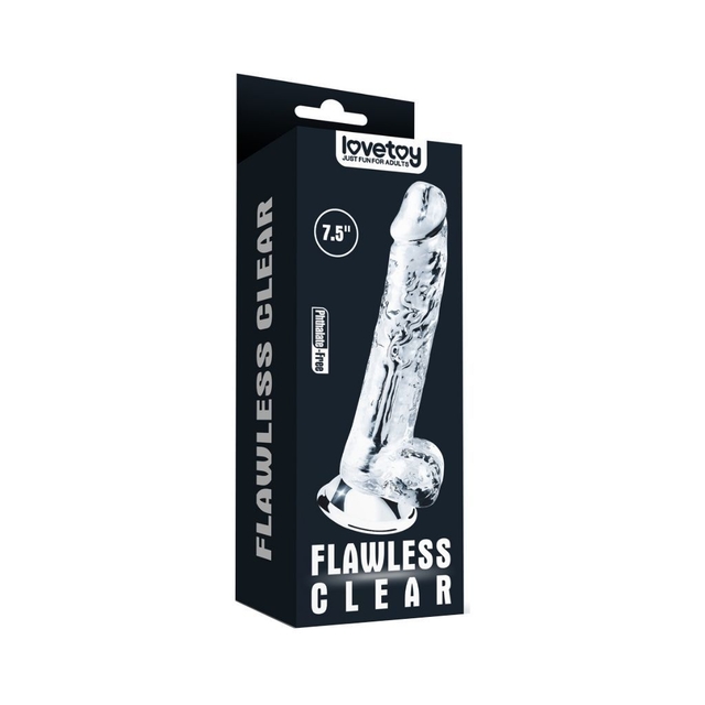Flawless Clear Dildo 7.5''