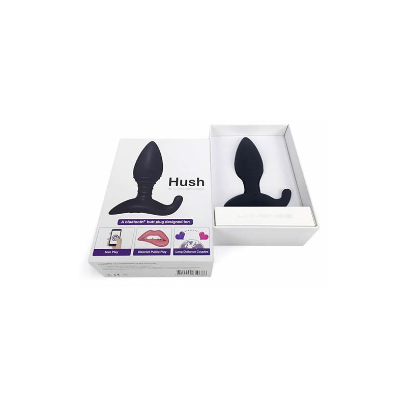 [LVS-002] Plug Anal con Vibracion y App HUSH Med - Lovense