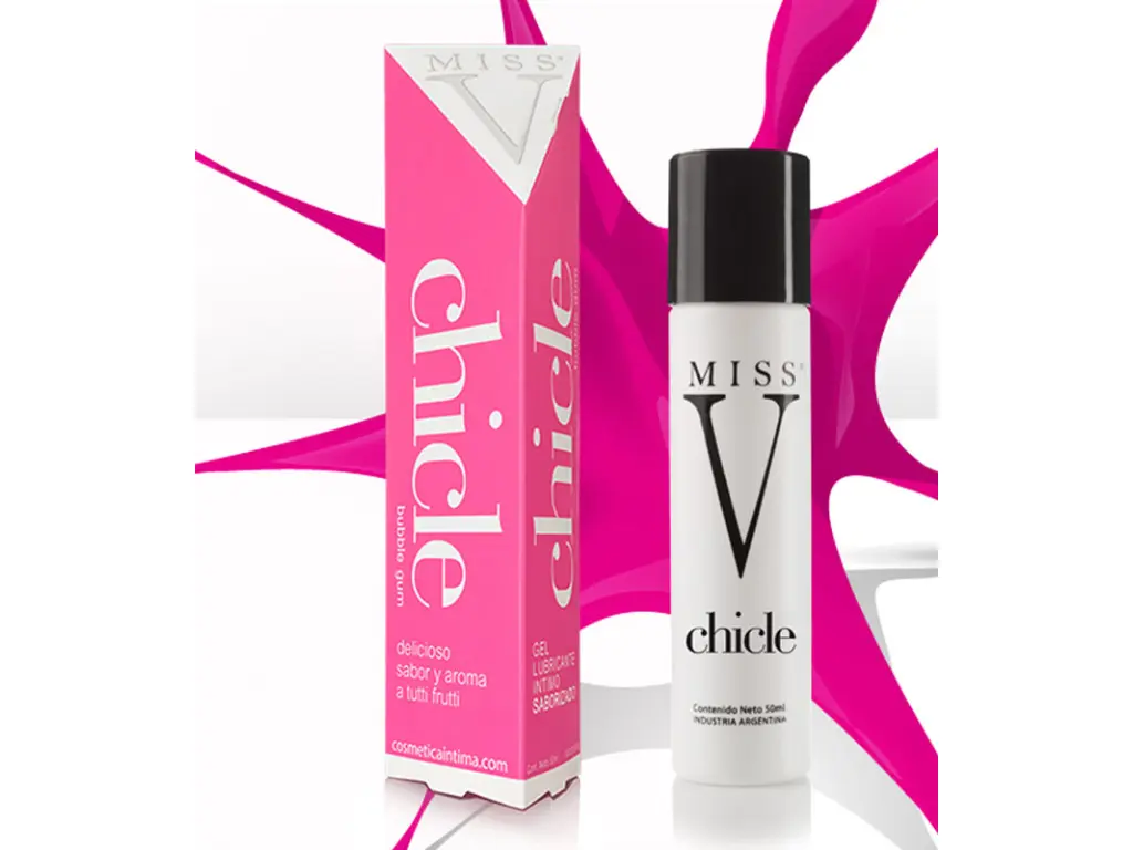 [Miss04] Miss V Chicle - Lubricante Saborizado