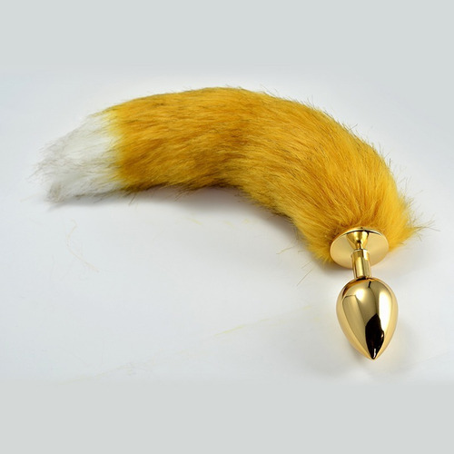Metal Anal Tail -S- Dorado - Amarillo