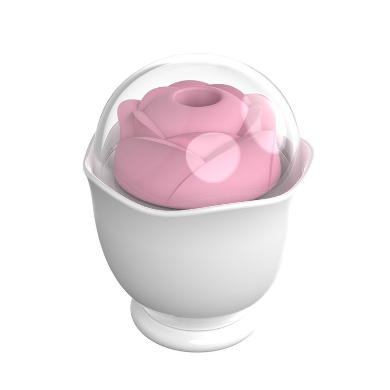 Succionador Rosa Romantic con Luces y Base