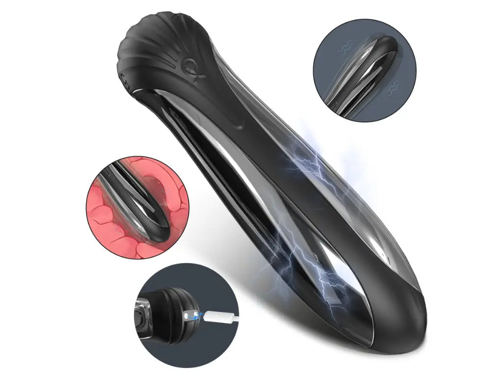 [SHD-S385] Vibrador Electric - Bala Vibradora Recargable con Choques Electricos