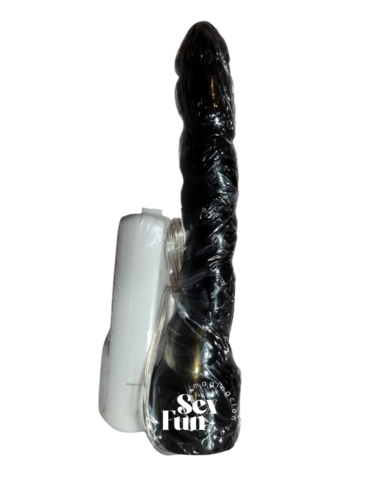 [SM-1032-3] Anal Twister Vibro Negro - 18cm