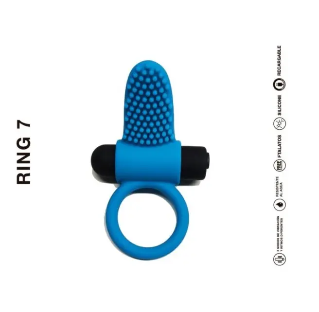 Anillo Vibrador - Ring 7 Recargable