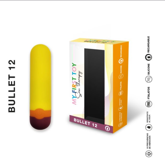 [ST-BU-0082-AMARILLO] Bullet 12 - Bala Vibradora Amarilla USB