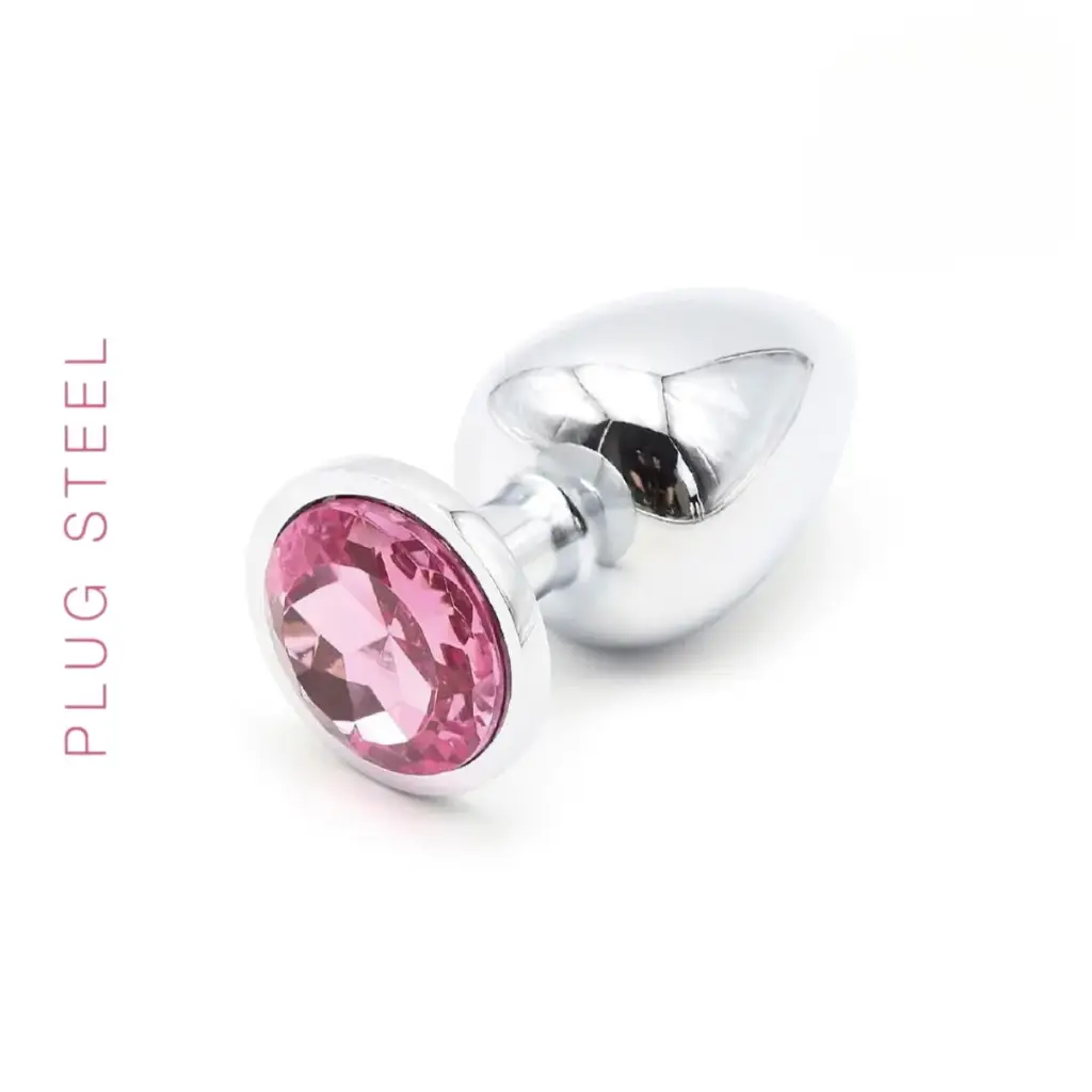 Anal Plug Steel Pink - Medium