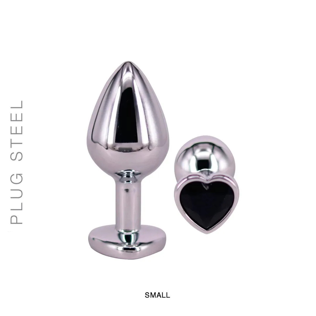 Metal Corazon Black Small
