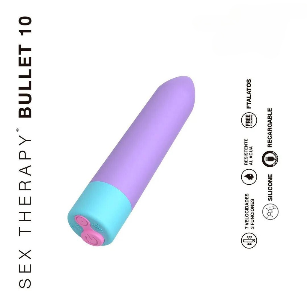Bala Vibradora - Bullet 10 Lila
