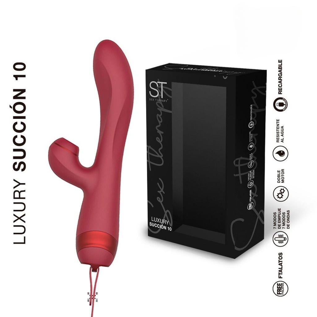 [ST-VB-0405] LUXURY SUCCION 10 - Vibrador con Succion