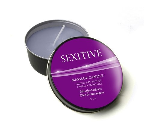 Vela para Masajes/Wax Play - Frutos del Bosque 30g