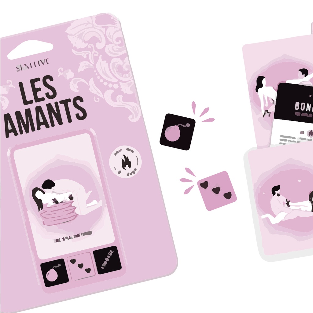 Les Amants Juego de Cartas + Dados