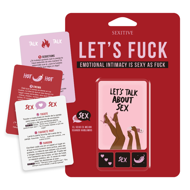Let's Fuck juego de cartas + dados