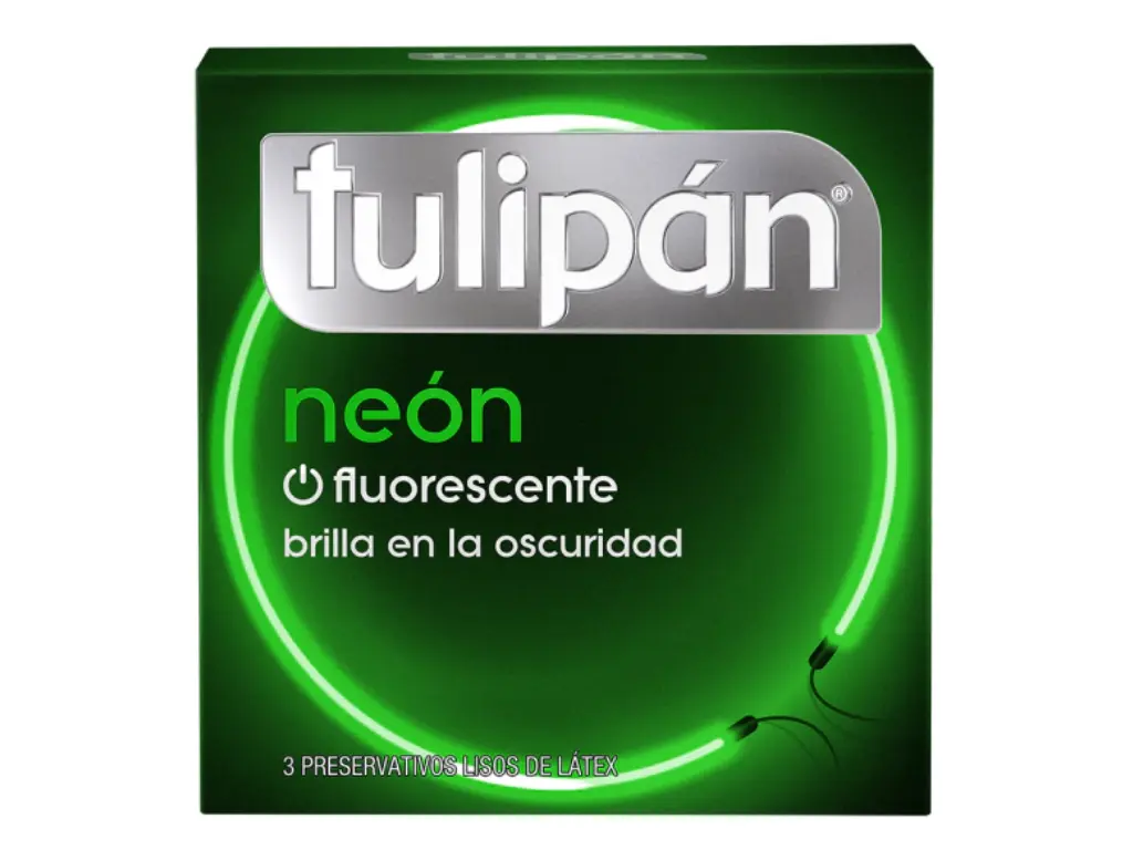 [T-12] Preservativo Tulipan Neon