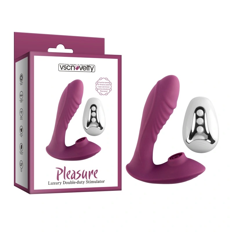 DobleDuty Vibrador y Succionador con Control