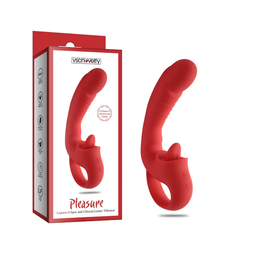 Vibrador con Lengua con Movimiento Recargable