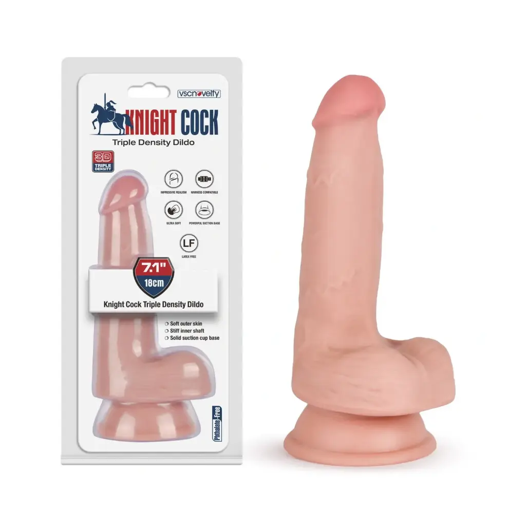 Dildo Realistico Pellizcable. Triple Densidad
