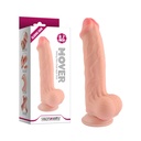 22cm Dildo pellizcable doble piel