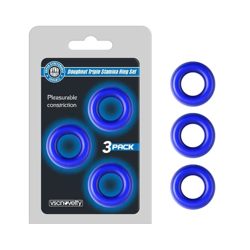 [VN-343001-Blue] Set Anillos Dona - Blue